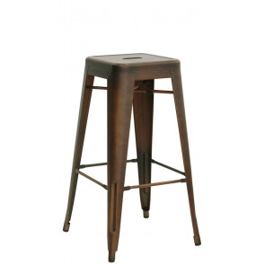 Indoor stool TESR Powder coated metal frame, gun look color Model 1496-BT04