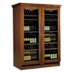 Wine cooler Model MAXICANTINETTA GLX Bottles capacity 0,75 Lt n° 106 + 106 Ø 75 mm Power 250 W