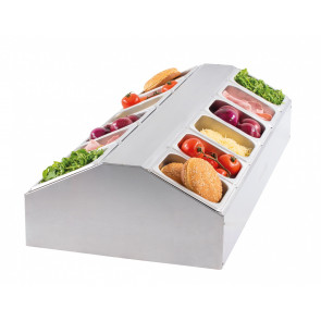 Stainless steel gastronorm display Neutral CLN Model CSBG1216C