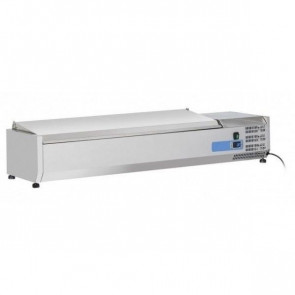 Refrigerated ingredients display case Model VRX14/33SS stainless steel Compatible with containers 6 x GN1/4