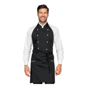 Unisex ASSUAN apron 65% Polyester 35% Cotton Black and White Model 037311