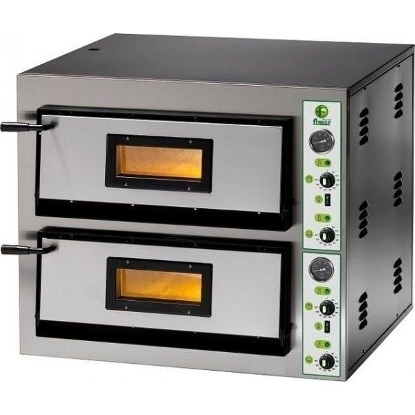 Electric pizza oven Model FME9+9 MANUAL control panel 2 cooking chambers