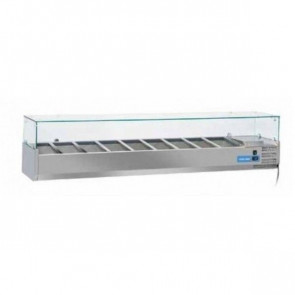 Refrigerated ingredients display case Model VRX13/33 - 5 x GN1/4 stainless steel