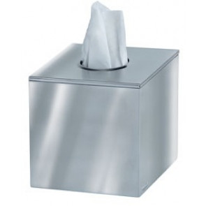 Square tissue holder MDL  Polished or satin 304 stainless steel  , Model BRINOX 105057