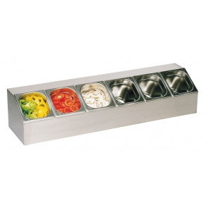 Stainless steel gastronorm display Neutral Kar Model ESG616
