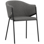 Indoor armchair TESR Powder coated metal frame, fabric . Model 1939-UK02