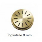 Trafila opzionale Tagliatelle 8 mm Omra per torchietti pasta manuali