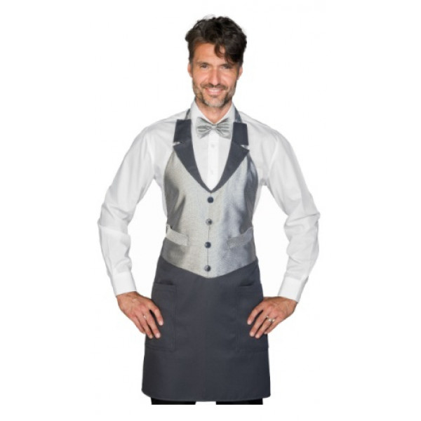 Unisex VICTOR apron 100% Polyester Silver Model 037212