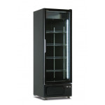 Static-fan assisted multideck cooler. Positive temperature Model MILANO 630 BLK 1 glass door