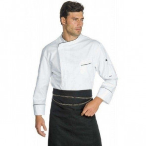Chef jacket Bilbao IC 100% polyester super dry microfiber Available in different sizes Model 059330