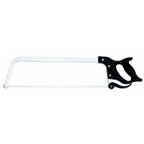 Saw Tempered AISI 420 stainless steel blade with conical sharpening, satin finish.  Handle in rubberized non-toxic material, anti-slip and dishwasher safe. Total length cm 64.5 Model CL1250