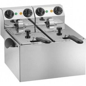 Double electric fryer Countertop Model FE88S Power: 3600 + 3600 W