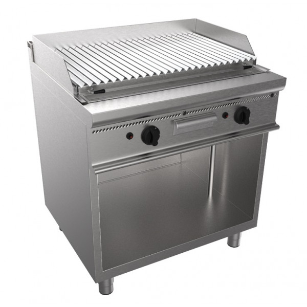 Lava stone grill CI Model RisGri004 Open cabinet Power kW 16