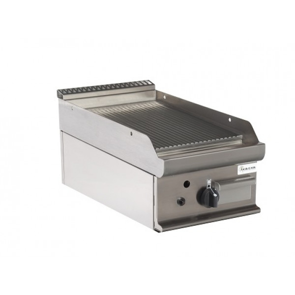 Countertop electric fry top CI Model RisFry013 STRIPED PLATE Power kW 5,4