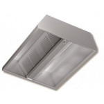 Central hood Stainless Steel Aisi 430 satin scotch-brite RP Model DSC15/24