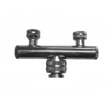 Dosiplus adapter Pro spout double outlet for single output hopper group PAVONI Model FS3305