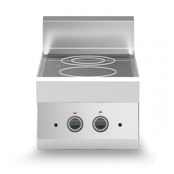 Electric infrared hob 2 cooking zones MDLR Model F6540PVET