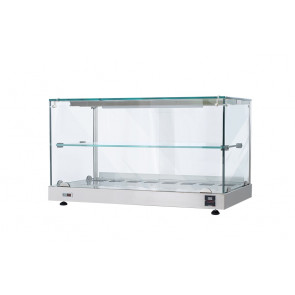 Countertop thermo-display SDF Stainless steel structure Thermostatic control Flat glass Model TBR001