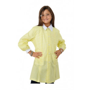 Pollicino Pinafore 65% Polyester  35% Cotton YELLOW CHECKERED available in different sizes Model 000265
