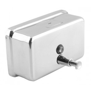 Dispenser of liquid soap MDC Stainless Steel Polished manually operated vandalproof Model DJ0112C