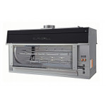 Electric island rotisserie ENG Model ISOLA105P Capacity N. 105 Chickens N.10+5 stainless steel tubular spits mm 12 x 12