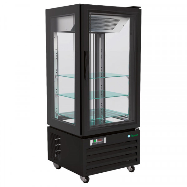Refrigerated display Model G-LDC65B ventilated 4 glass sides