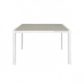Indoor table TESR Powder coated metal frame, high glossy MDF top and extension Model 1457-65DT various colours