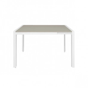 Indoor table TESR Powder coated metal frame, high glossy MDF top and extension Model 1457-65DT various colours