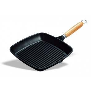 Grilling tray in non-stick aluminium Size cm. L 29 x P 29 x 4,3 h Model 242-000