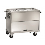 Heated trolley with dry hesating element Model CTS1757(1x1/1GN)