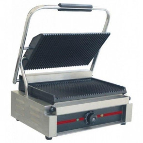 Electric cast iron panini grill Striped Kar Model PGR15-WT Power W 2200