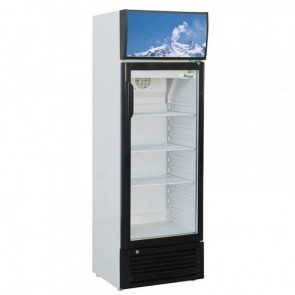 Static refrigerated cabinet/Drinks display Model G-Snack176SC Glass door