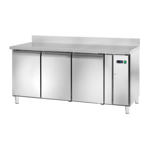 Ventilated snack counter With splashback Model AKS3202TNSG For remote refrigeration unit