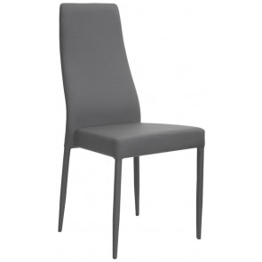 Indoor armchair TESR Metal frame, synthetic leather covering Model 1485-F50 GREY