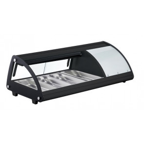 Refrigerated Sushi display Model AK413NSB Openable glass Containers capacity 4 GN1/3 H 4 cm