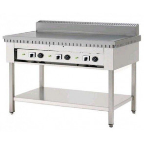Electric piadina cooker PL Model CPE8 On trestle,  iron flat On stainless steel legs , Capacity 8 piadine, iron flat
