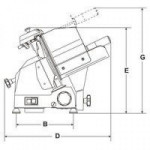 Gravity slicer Model TOPAZ 250C CE Domestic