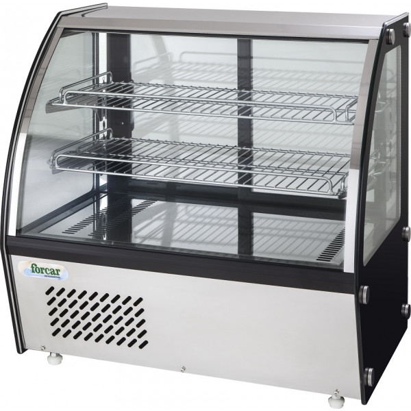 Refrigerated display Model G-VPR120 countertop with curved glass