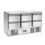 Refrigerated saladette with six drawers Model AK9436D