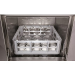 Electromechanical glasswasher + 1 glass basket 40x40 Modeo LABI40PL with electric detergent dispenser and drain pump