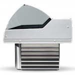 Refrigerated fish Counter Zoin Model Saigon SG150PSSG curved glass Static refrigeration Incorporated group