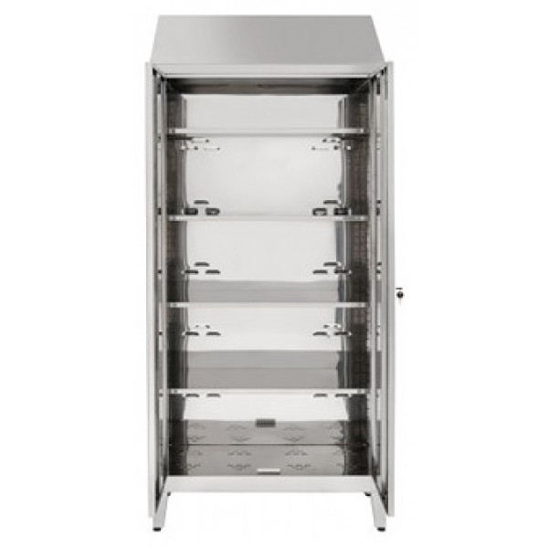 Storage cabinet made of stainless steel 430 IXP n.2 hinged doors Model S5069404430