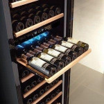 Wine cooler Model Monferrato Bottles capacity:nr. 182 Refrigerated zones: nr. 2