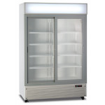 Ventilated refrigerated display 2 doors KLI Model CL1300V2GCSLWHITE