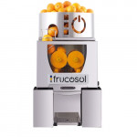Stainless steel professional automatic juicer Frucosol Model F50A Production 20-25 oranges per minute Max. ø 80 mm N. 2 waste storage containers