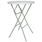 Indoor table TESR Powder coated metal frame Polyethylene top Model 984-Z80