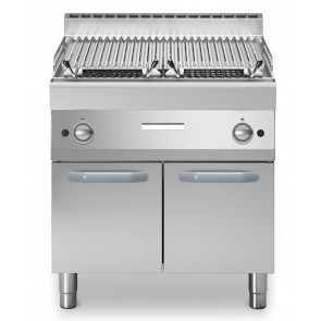 Lava stone grill 2 cooking zones MDLR Cabinet with doors Model F7080GRLIP