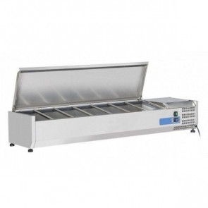 Refrigerated ingredients display case Model VRX15/33SS stainless steel Compatible with containers 7 x GN1/4