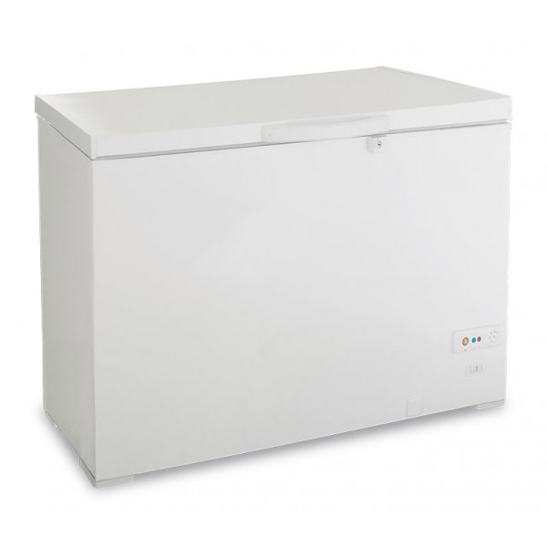 Static chest cooler for drinks with wheels KLI Model CL400PSK