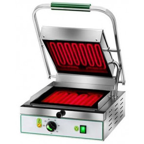 Electric glass-ceramic panini grill Model PV27LL Lower and Upper surface Smooth Power 1700 Watt